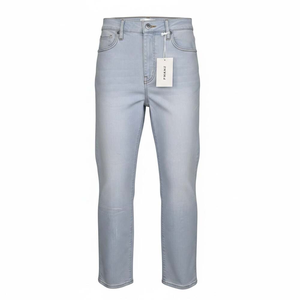 FRAME Le Sleek Straight High Rise Jeans in Float Size 24